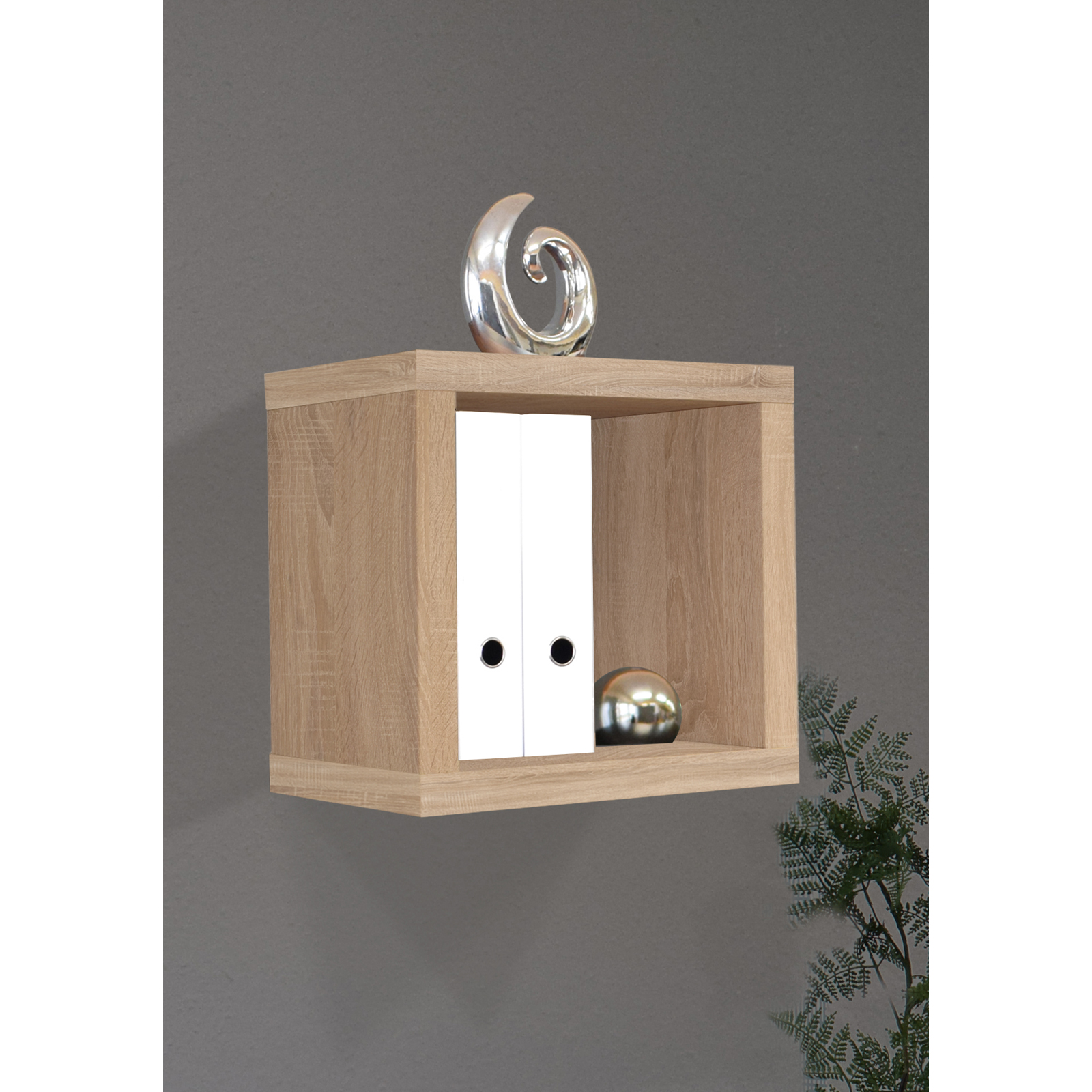 Würfelregal - Eiche sägerau - 40 cm