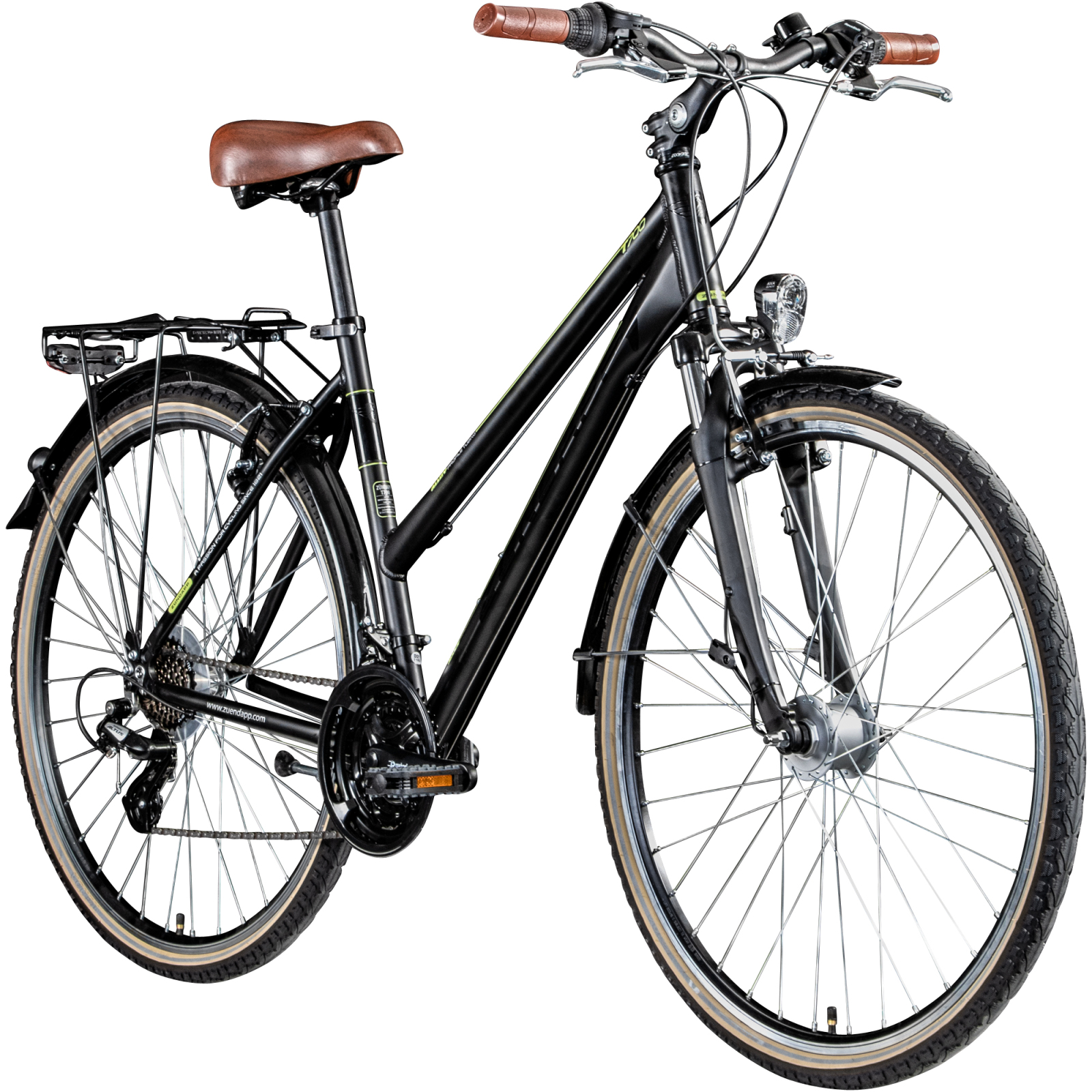 Zündapp Damen Trekking-Bike T700 - schwarz - 28 Zoll