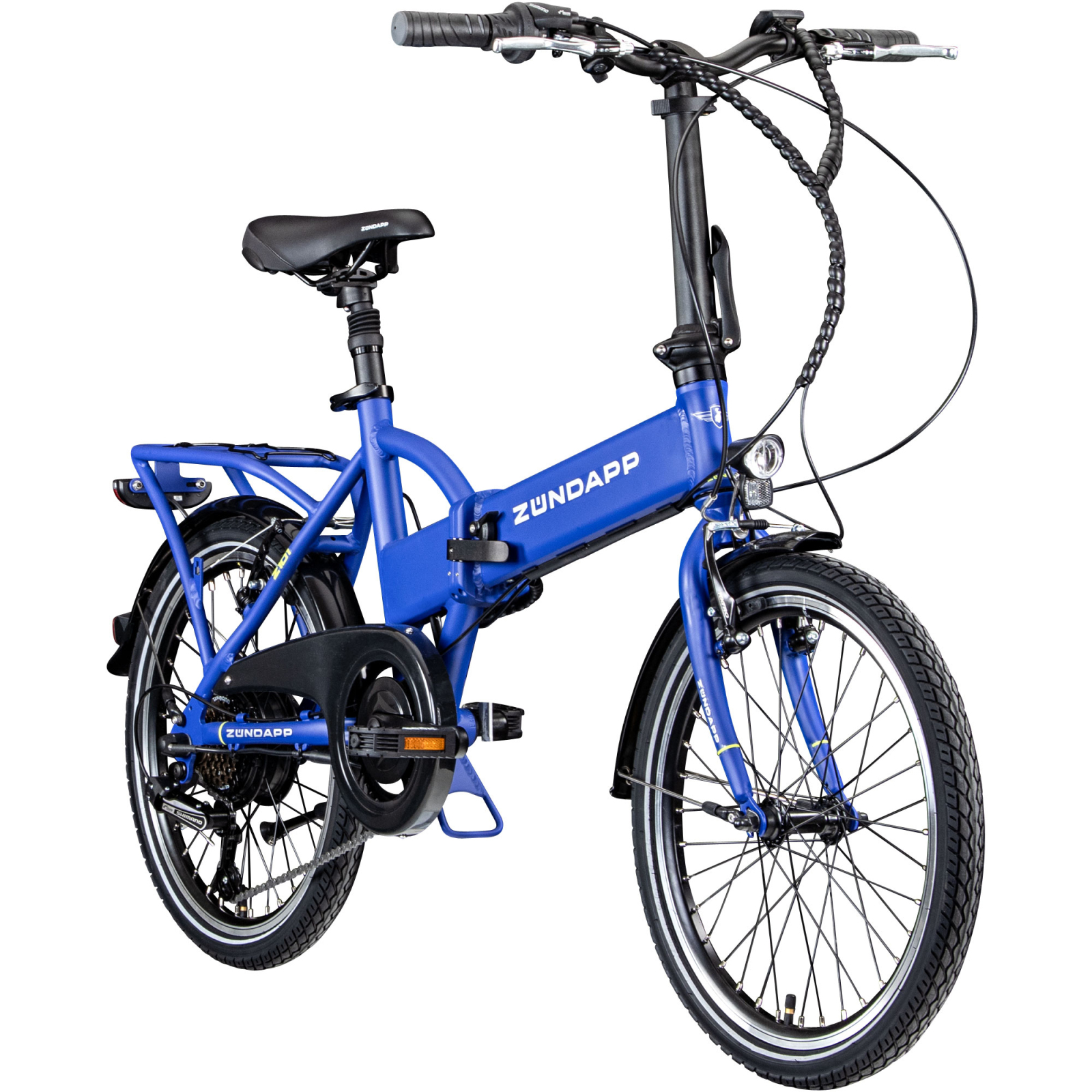 Zündapp Elektro Klapprad Z101 - blau - 20"