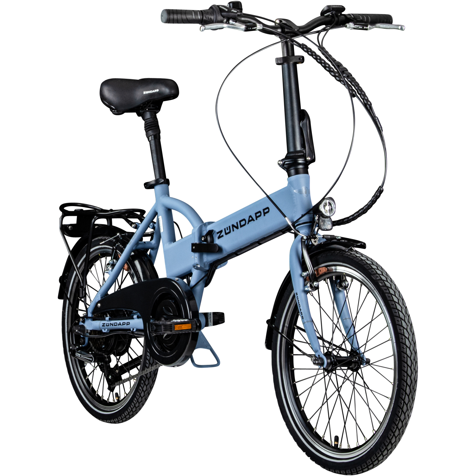 Zündapp Elektro Klapprad Z101 - hellblau - 20"