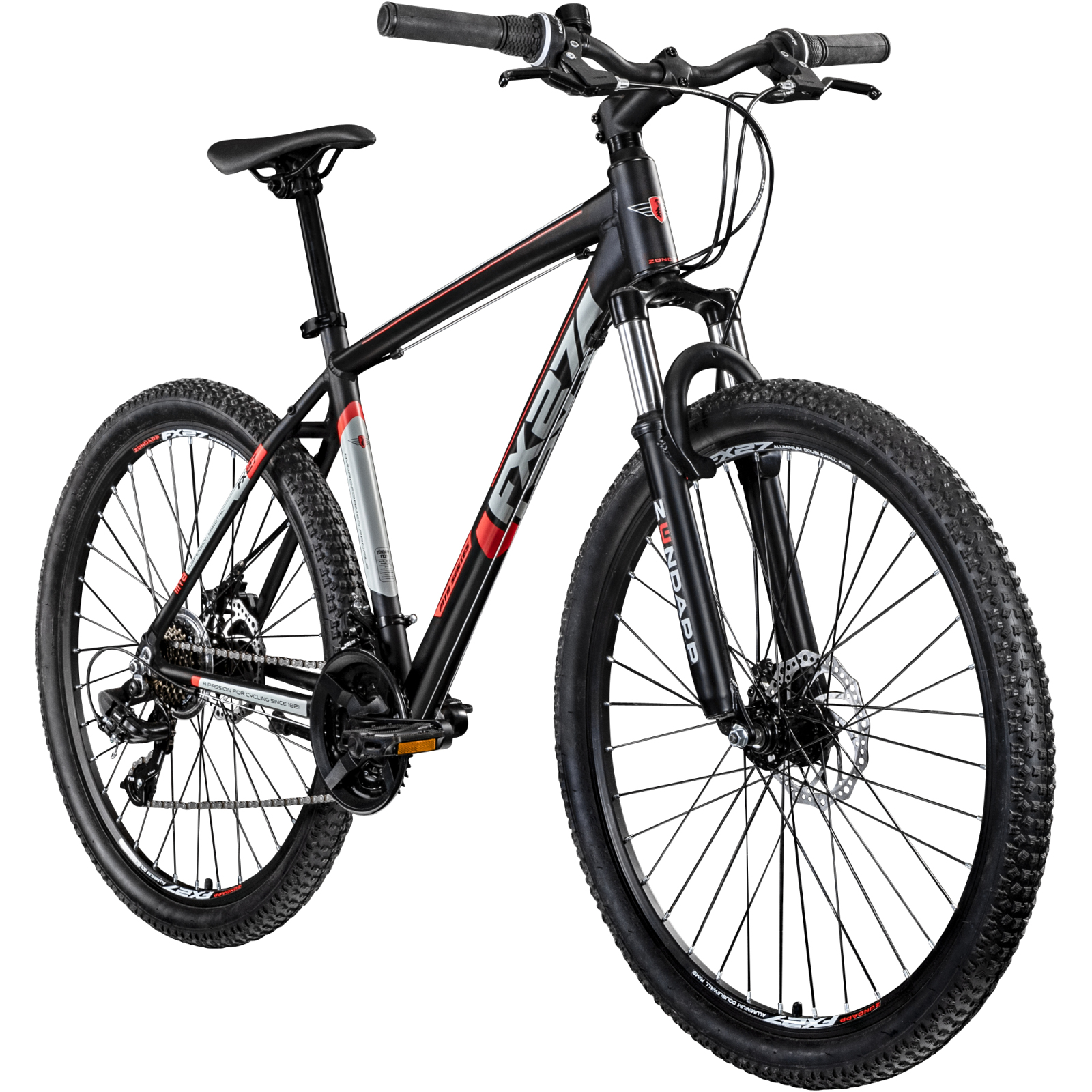 Zündapp MTB FX27 27,5" Mountainbike - schwarz - 48cm Rahmenhöhe