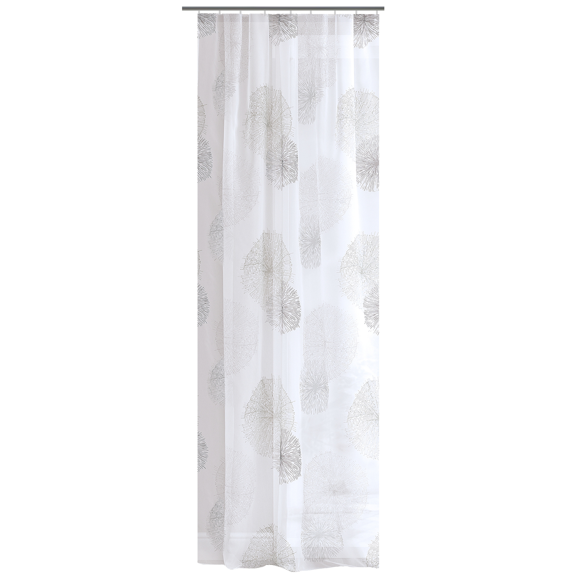 Zugbandschal RAWLINS - grau - 140x175 cm