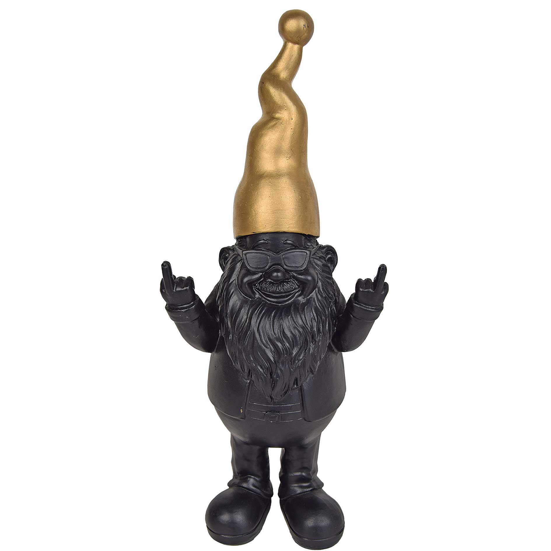 Zwerg- schwarz-gold - 27 cm