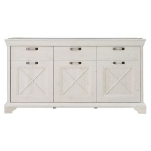 Sideboard - Pinie weiß - 178 cm breit