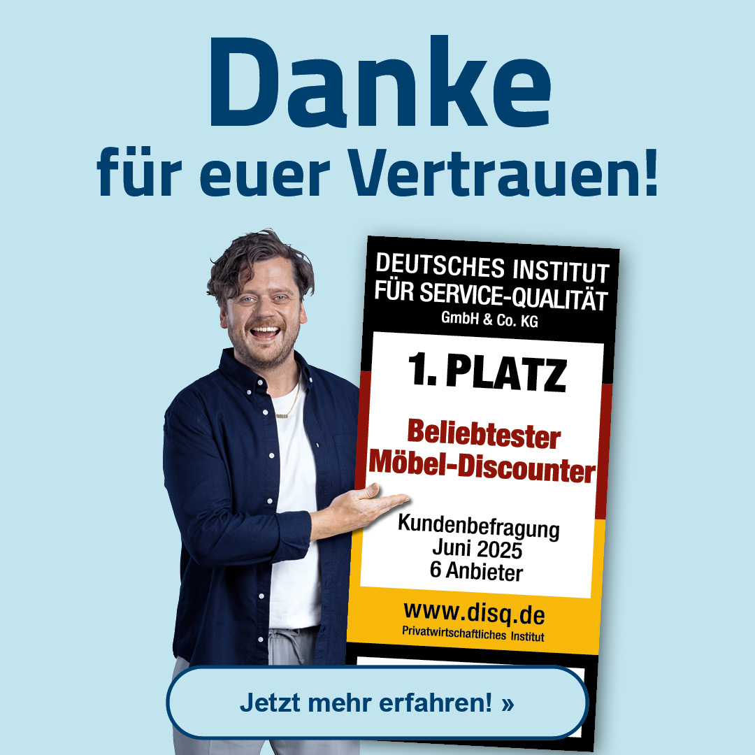 KW3625 - Beliebtester Möbeldiscounter