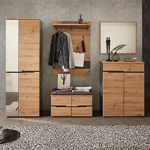 Garderobe Artisan Eiche - graphit