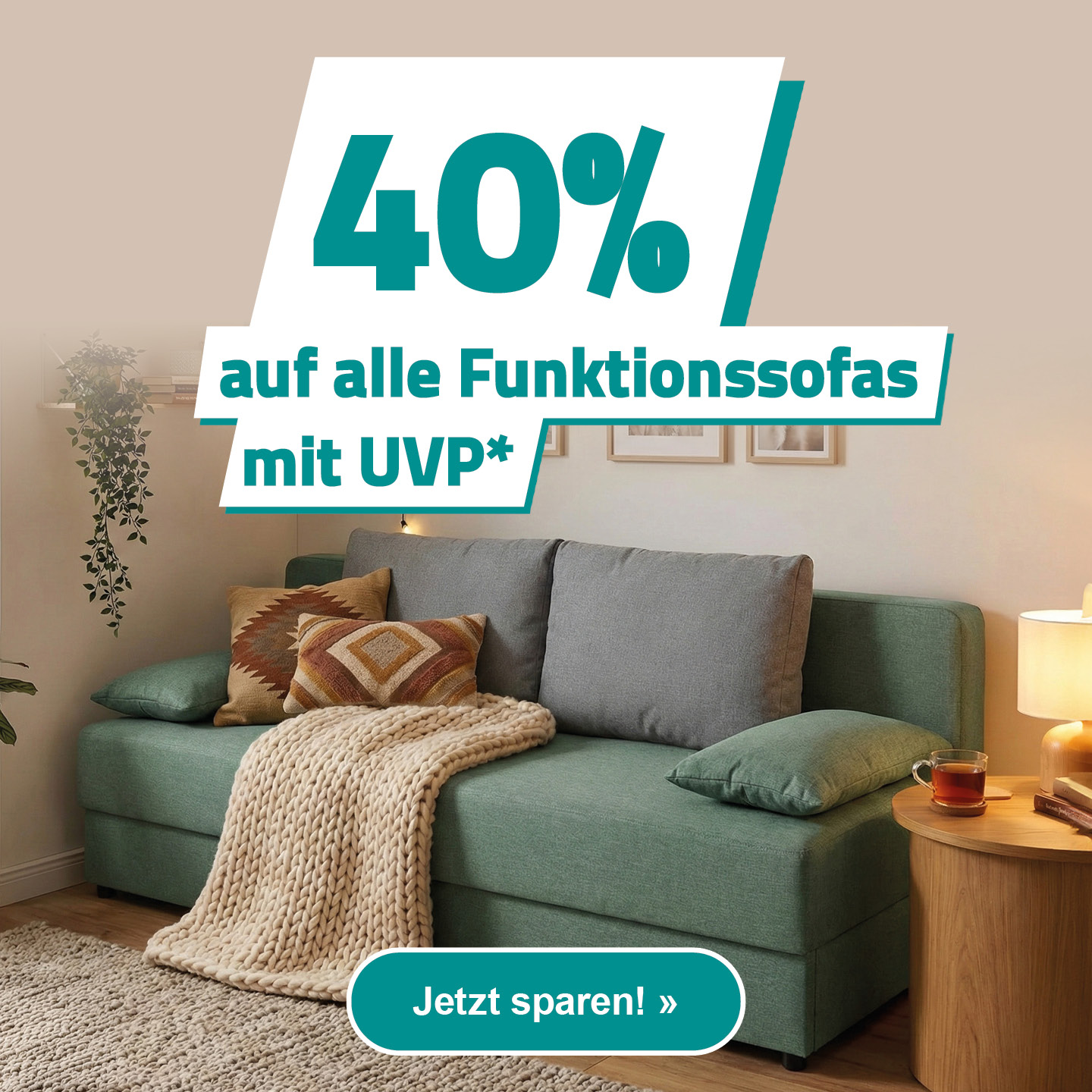 KW2026 - 40P Funktionssofas
