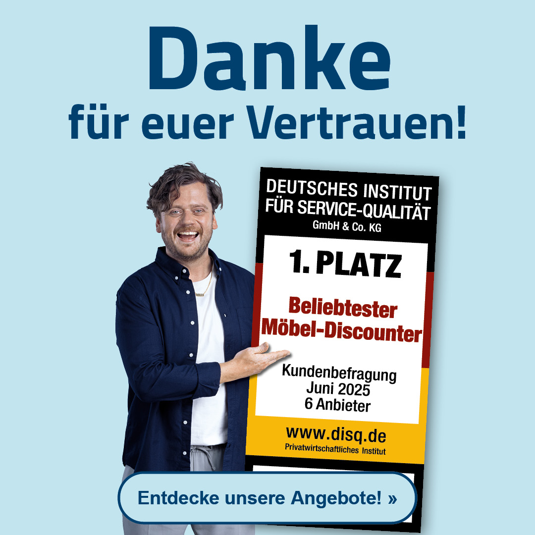 KW3625 - Beliebtester Möbeldiscounter