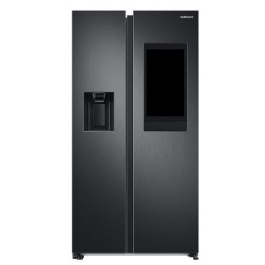 SAMSUNG Side-by-Side Kühl-Gefrierkombination RS6HA8891B1/EG - Premium Black Steel - E