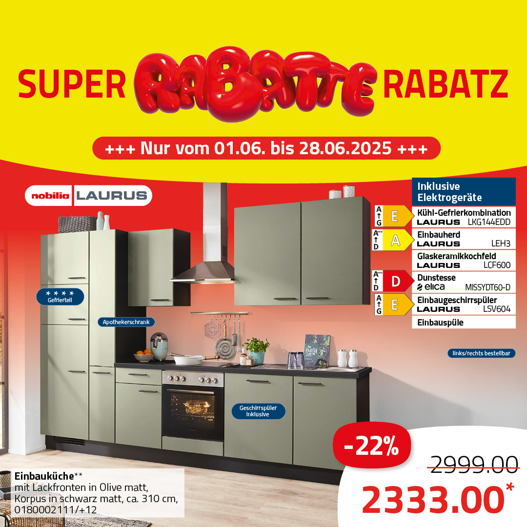 KW2325 - Küche Nobilia Juni